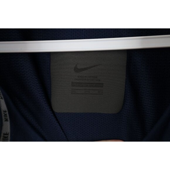 Nike Mens Size 3XL Color Block Swoosh Half Zip Pullover Jacket Navy Blue - Picture 9 of 15